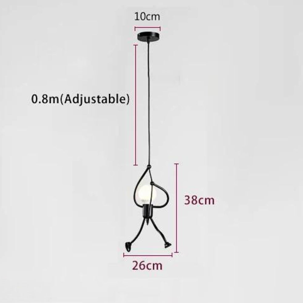 Rope Climber Ceiling Lights