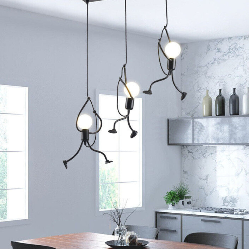 Rope Climber Ceiling Lights
