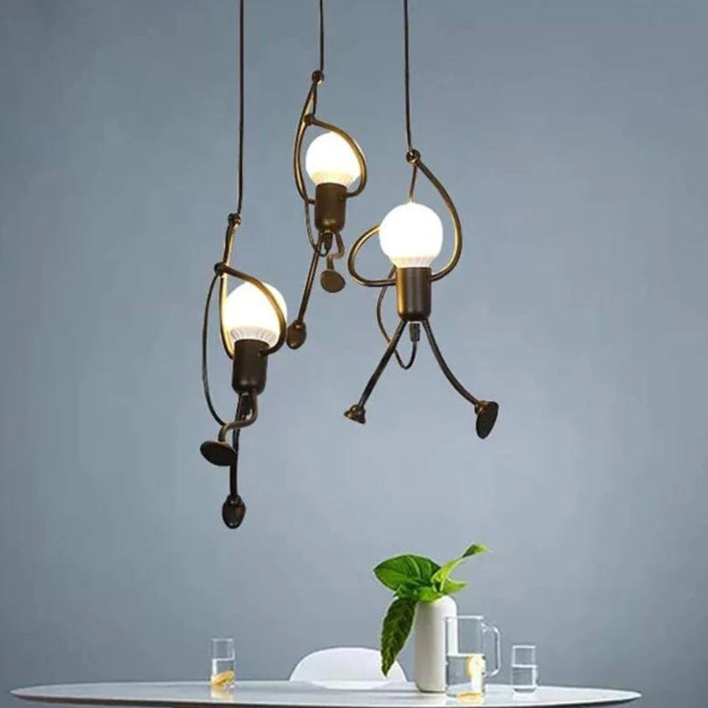 Rope Climber Ceiling Lights