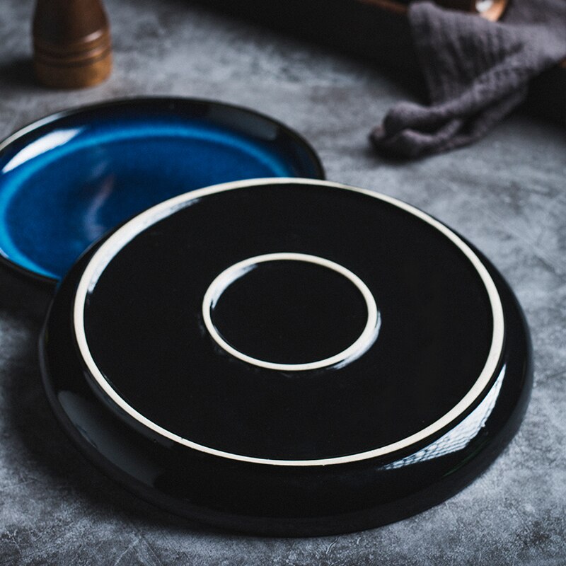 Deep Blue Oceano Dinner Plates
