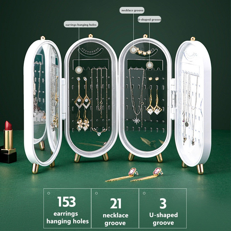 Elegant Folding Jewelry Organizer