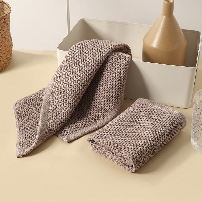 Honeycomb Cotton Dish Towels