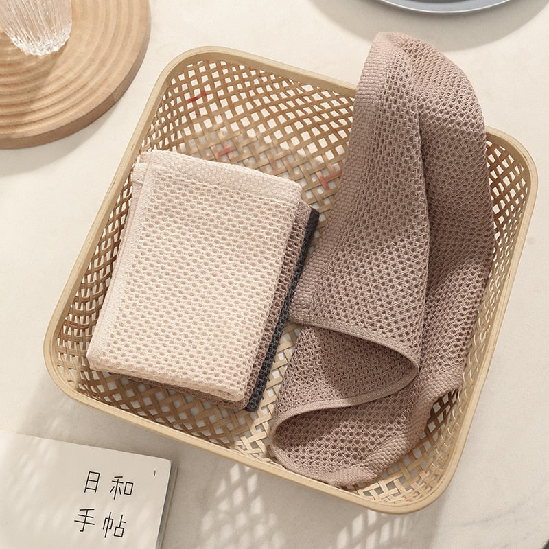 Honeycomb Cotton Dish Towels