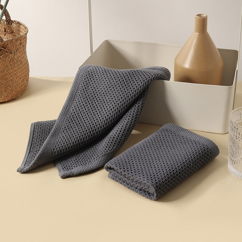 Honeycomb Cotton Dish Towels