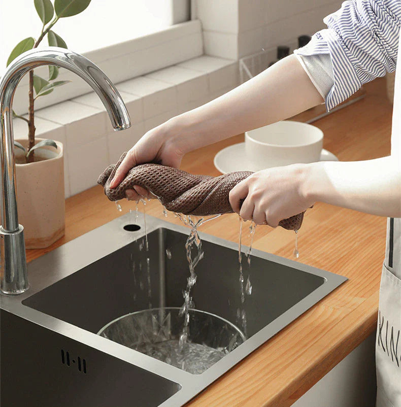 Honeycomb Cotton Dish Towels